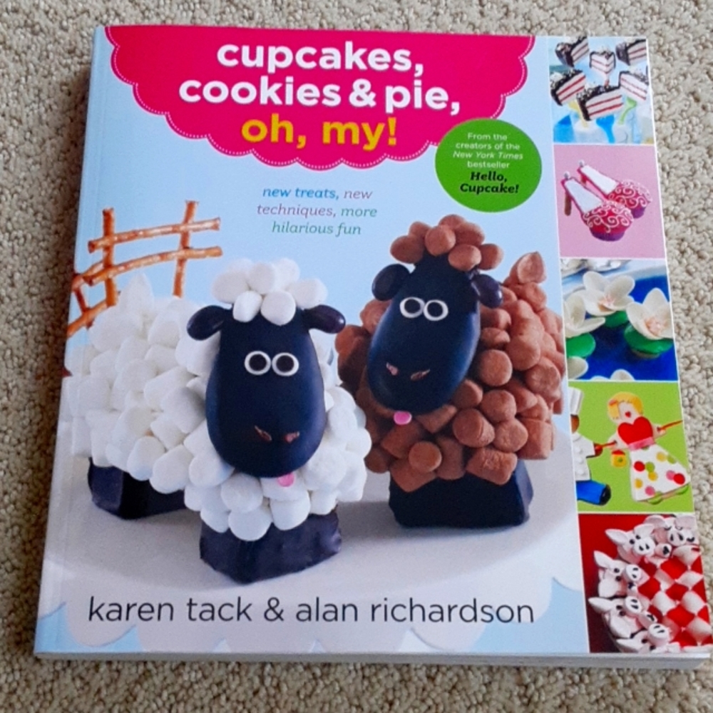 Cupcake cookies and pie cook book